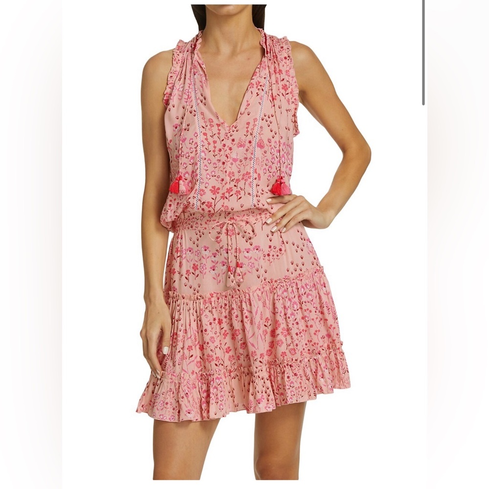 - Poupette St. Barth Clara Printed‎ Floral Mini Dress S